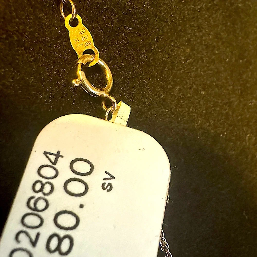 NWT 925 CZ 18in striking necklace - Picture 4 of 4